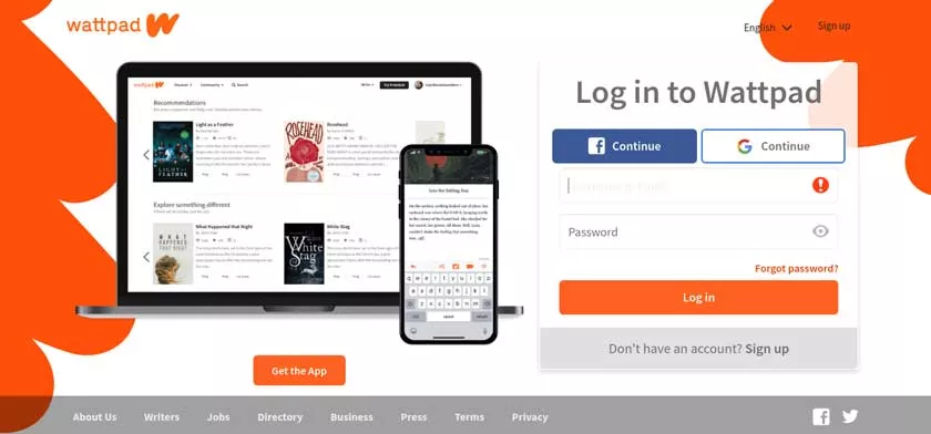 Wattpad Account Login
