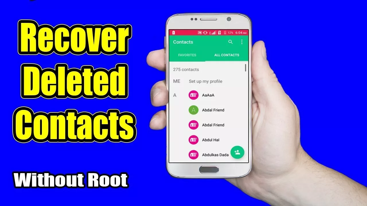 How to Recover Deleted Contacts and Call Logs on Android