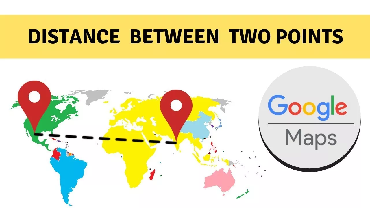 Measure the Google Maps Distance Between Two Points