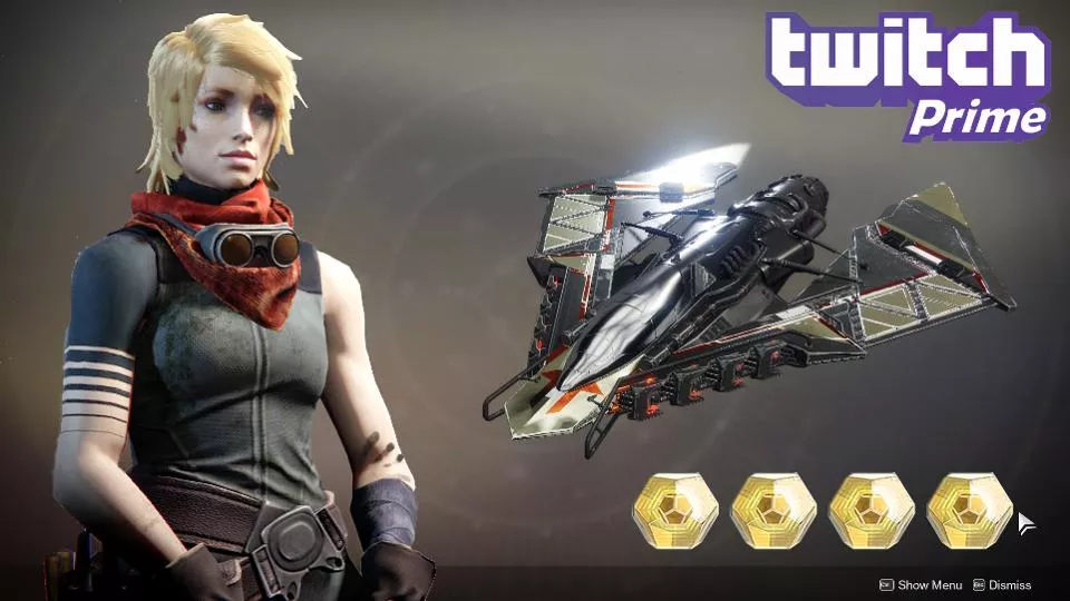 Twitch Prime Gives Players of Destiny 2 Exotic Weapons
