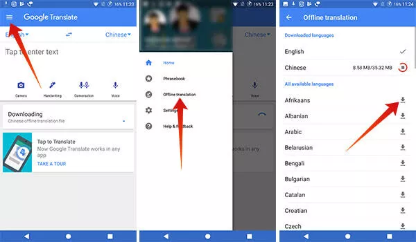 How to Use the Google Translation Offline