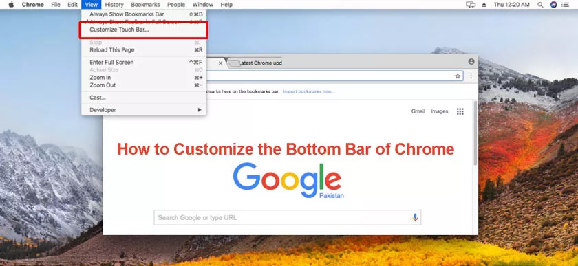 How to Customize the Bottom Bar of Chrome