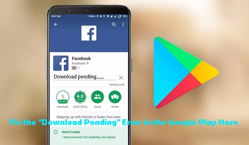 Google Play Waiting for Download | Fix the
