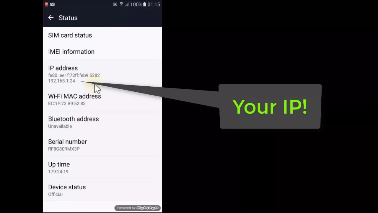 How to Know Wifi IP on Android