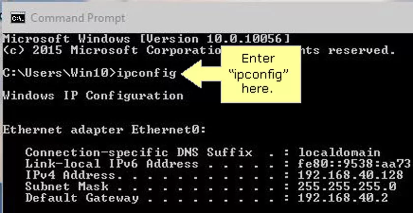 How to Know Wifi IP with CMD