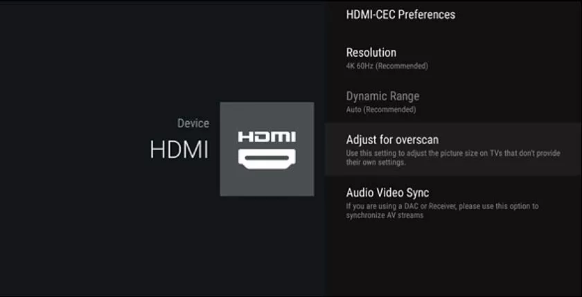 How to Set Overscan on SHIELD Android TV