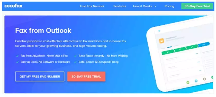 Top 3 Service to Fax from Outlook 2020