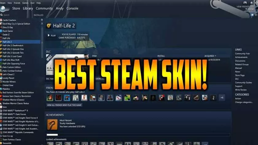 Best Steam Skins - How to Change the Steam Skin?