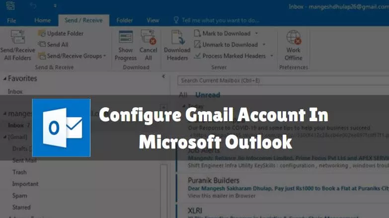 How Can We Use Gmail in Microsoft Outlook