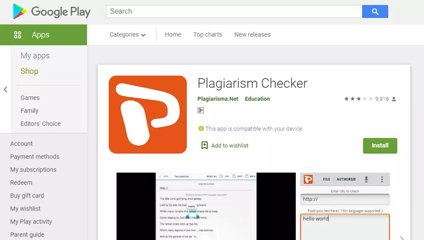 Plagiarism Detection