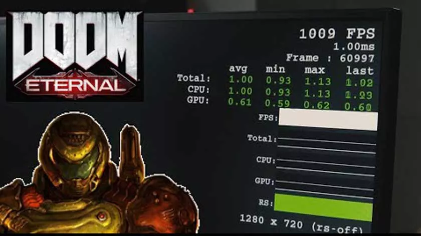 FPS Record For Doom Eternal - 1000 FPS