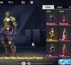 Free Fire Space Offers FREE Diamonds and FF Items