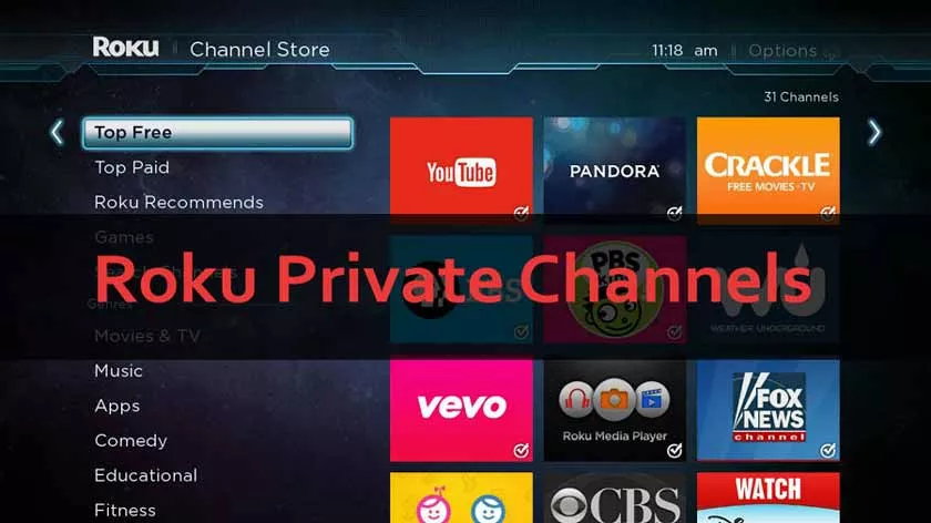The Best Private And Hidden Roku Channels