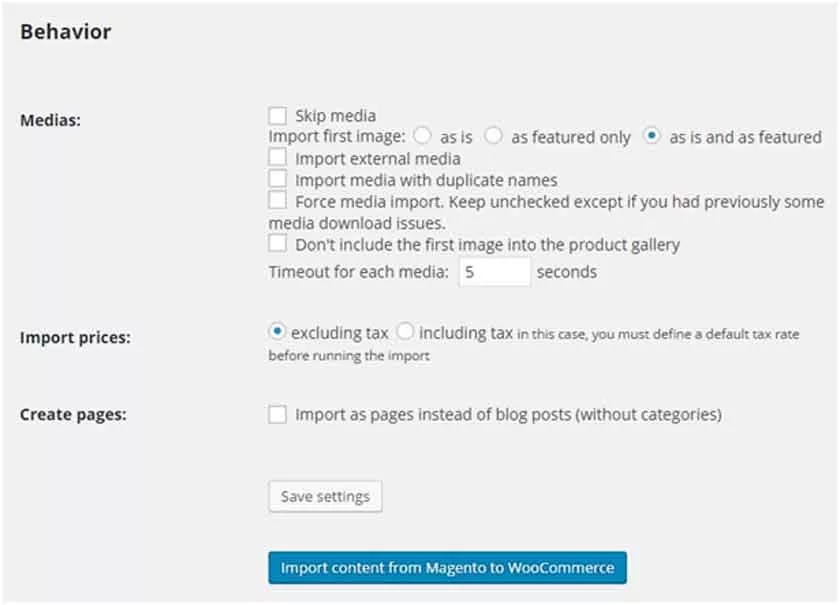 Migrate Magento to WooCommerce