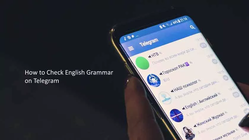 How to Check English Grammar on Telegram
