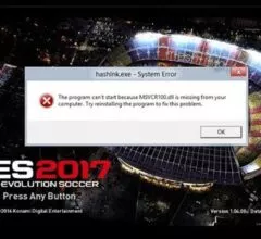 How to Fix PES 2017 Error msvcr100.dll