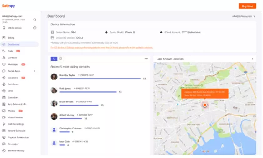 Other Features of Safespy Tool