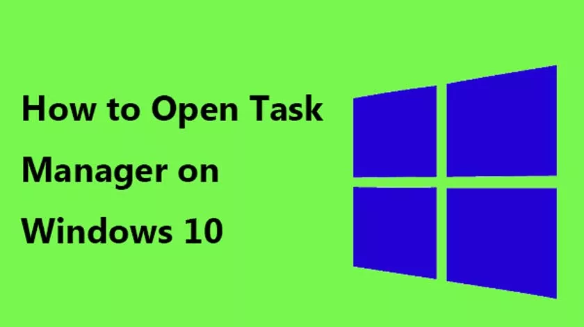 Open the Task Manager in Windows