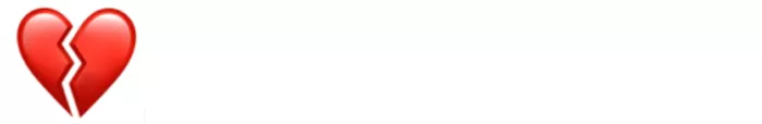 Popular Broken Heart Emoji