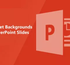 How to Set Backgrounds for PowerPoint Slides