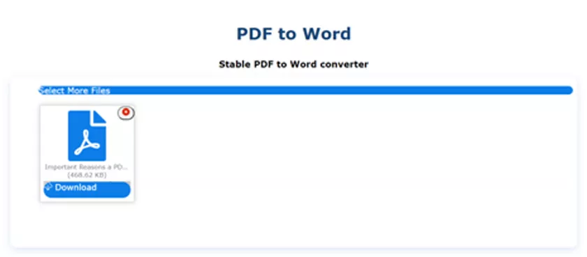 Convert PDF To Word
