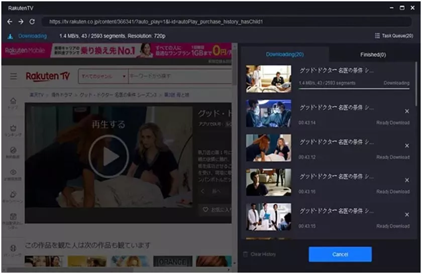 BBFly Rakuten TV Downloader: Download In the Name of the King