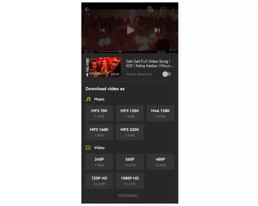 Download old songs in batches