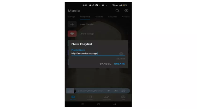 Create Music Playlist with Lark Player