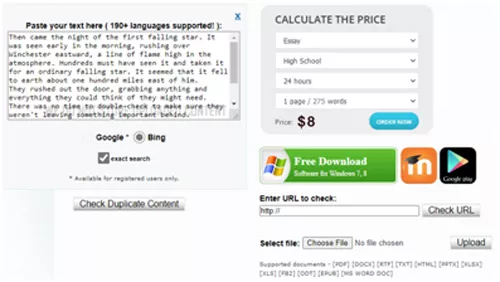 Free Plagiarism Checking Tools