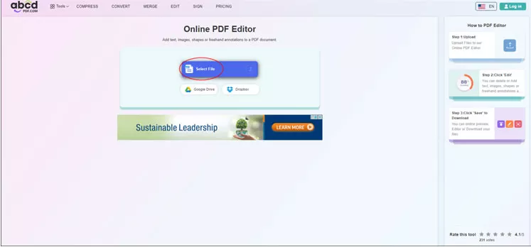 Online PDF Editor