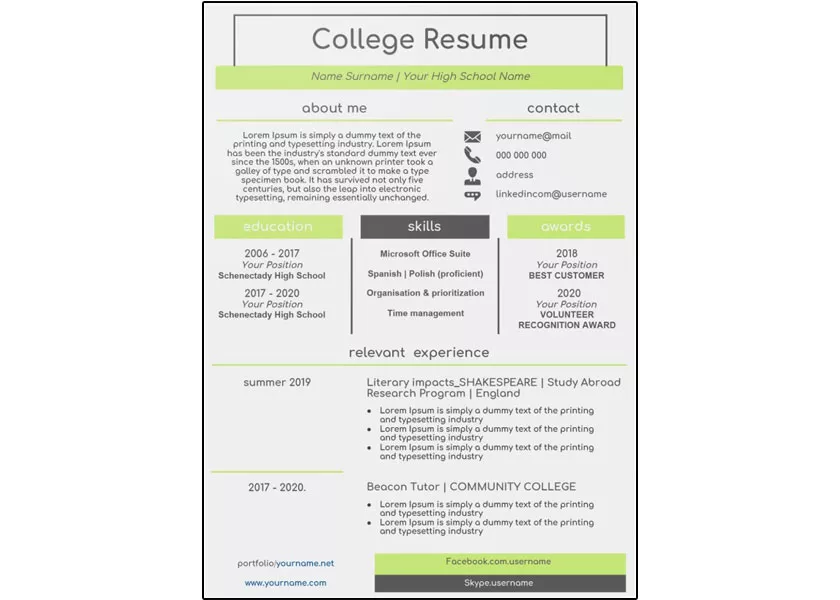 How to Make a College Resume?