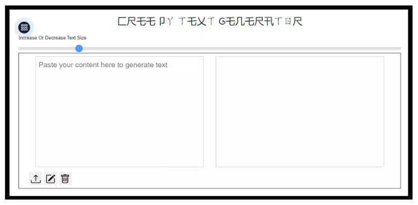 Creepy Text Generator