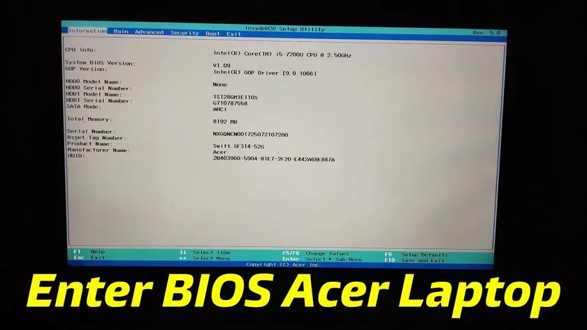 How to Enter Acer BIOS Easily and Safely , Suitable for Beginners